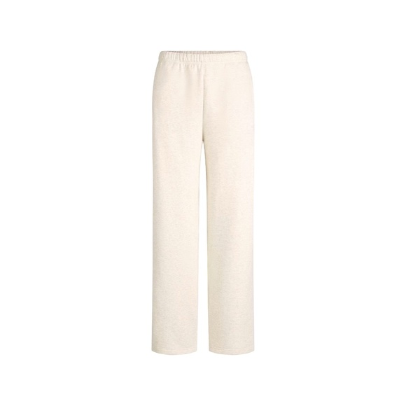 SKIMS, Limited Edition Cotton Fleece Classic Straight leg, Small, Oatmeal - Picture 4 of 12